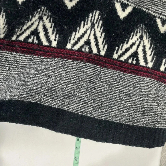 Abercrombie & Fitch Size S Tribal Cardigan Sweater Shawl Nordic Fisherman Boho - Picture 8 of 9